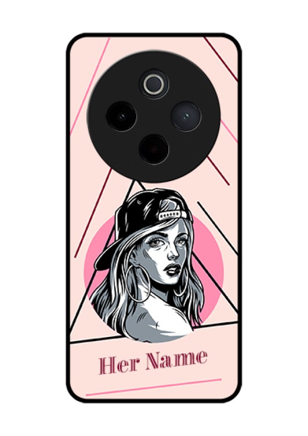 iQOO Z10 5G Custom Glass Phone Case - Rockstar Girl Design