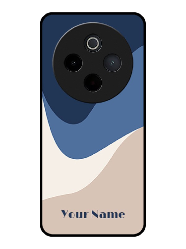 Custom iQOO Z10 5G Custom Glass Phone Case - Abstract Drip Art Design