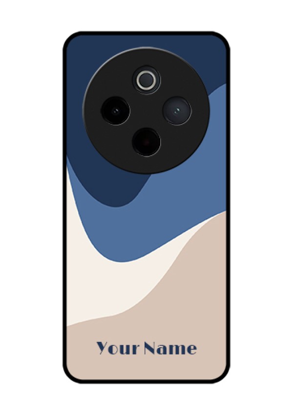 iQOO Z10 5G Custom Glass Phone Case - Abstract Drip Art Design