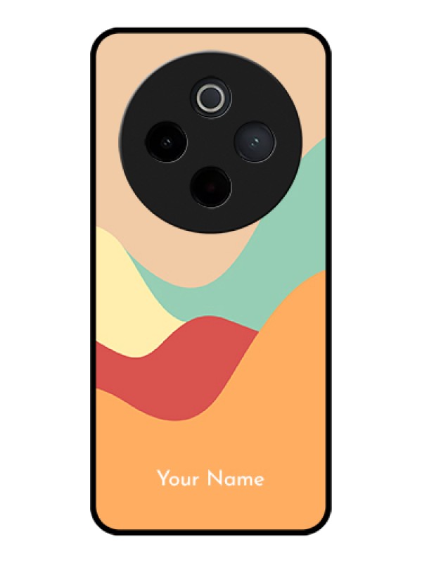 Custom iQOO Z10 5G Custom Glass Phone Case - Ocean Waves Multi - Colour Design