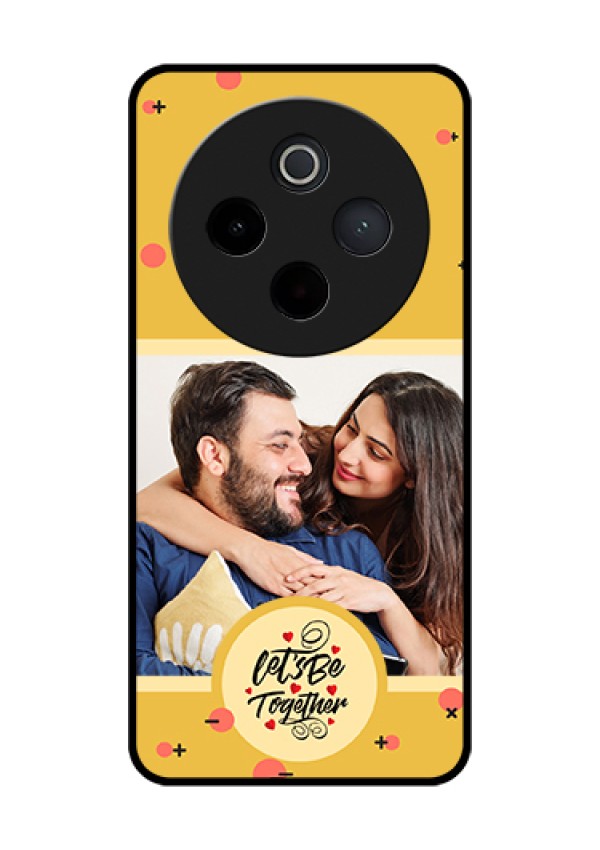 iQOO Z10 5G Custom Glass Phone Case - Lets Be Together Design