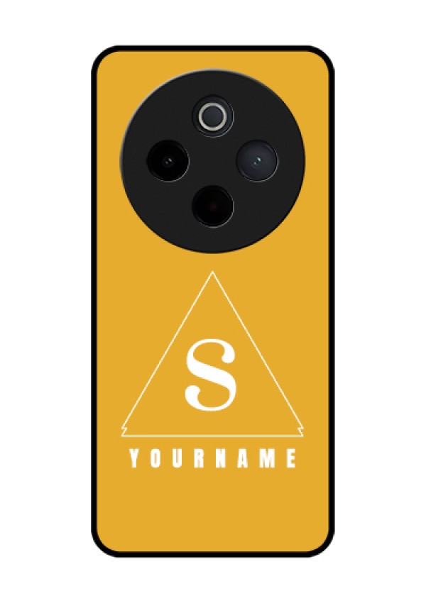 iQOO Z10 5G Custom Glass Phone Case - Simple Triangle Design