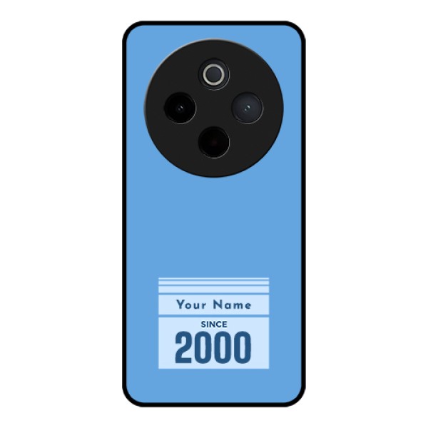 iQOO Z10 5G Custom Glass Phone Case - Custom Year Of Birth Design iQOO Z10 5G Custom Glass Phone Case - Custom Year Of Birth Design