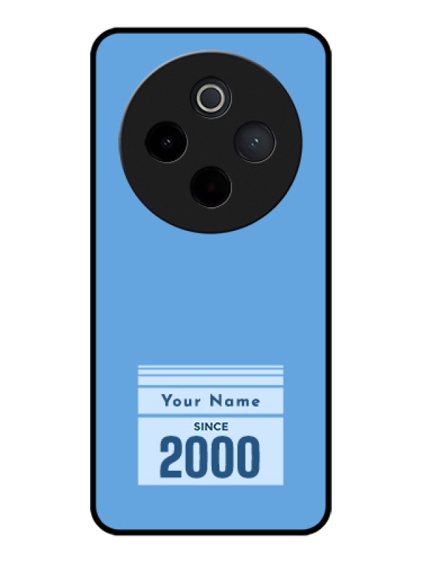 Custom iQOO Z10 5G Custom Glass Phone Case - Custom Year Of Birth Design