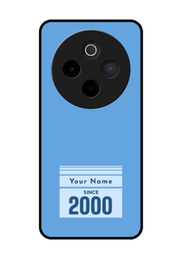 iQOO Z10 5G Custom Glass Phone Case - Custom Year Of Birth Design