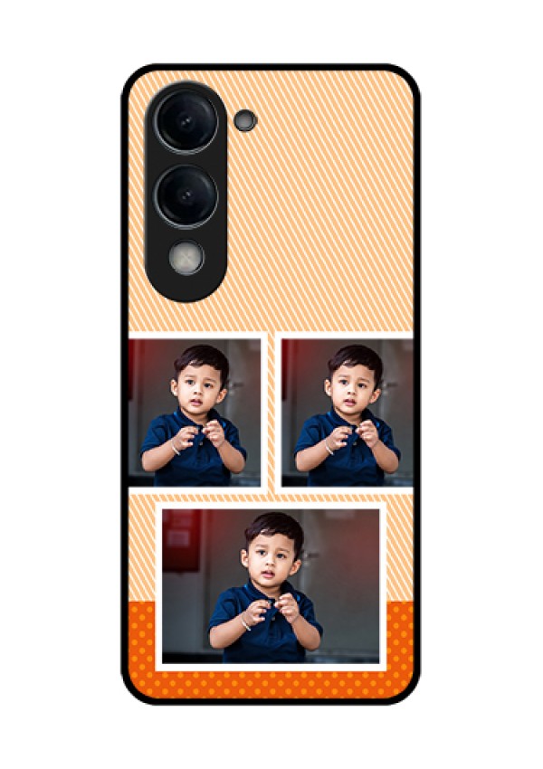 iQOO Z10 Lite Custom Glass Phone Case - Bulk Photos Upload Design