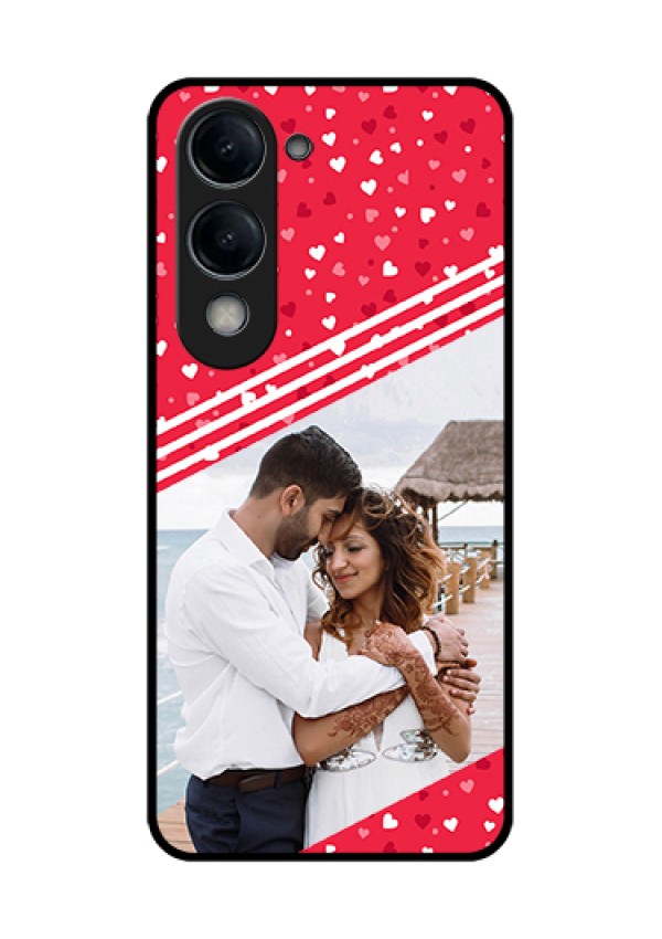 iQOO Z10 Lite Custom Glass Phone Case - Valentines Gift Design