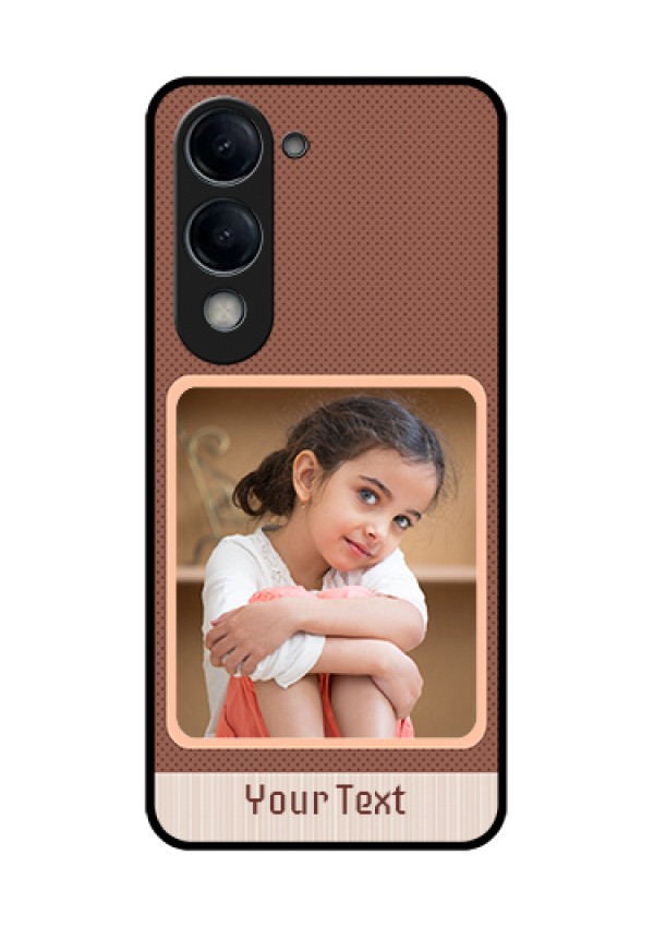 iQOO Z10 Lite Custom Glass Phone Case - Simple Pic Upload Design