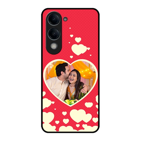iQOO Z10 Lite Custom Glass Phone Case - Love Symbols Phone Cover Design