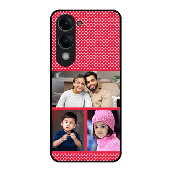 iQOO Z10 Lite Custom Glass Phone Case - Bulk Photo Upload Design iQOO Z10 Lite Custom Glass Phone Case - Bulk Photo Upload Design