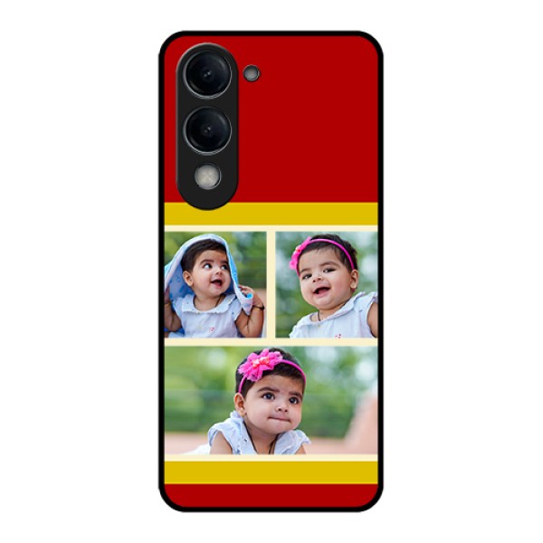 iQOO Z10 Lite Custom Glass Phone Case - Multiple Pic Upload Design