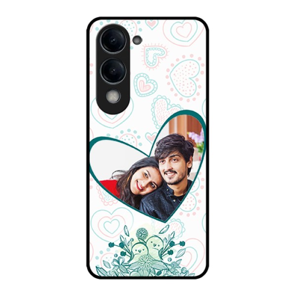iQOO Z10 Lite Custom Glass Phone Case - Premium Couple Design