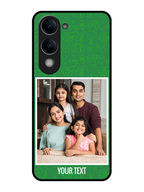 Custom iQOO Z10 Lite Custom Glass Phone Case - Picture Upload Design