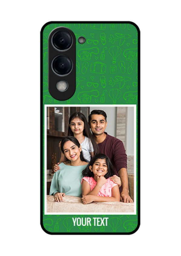 iQOO Z10 Lite Custom Glass Phone Case - Picture Upload Design