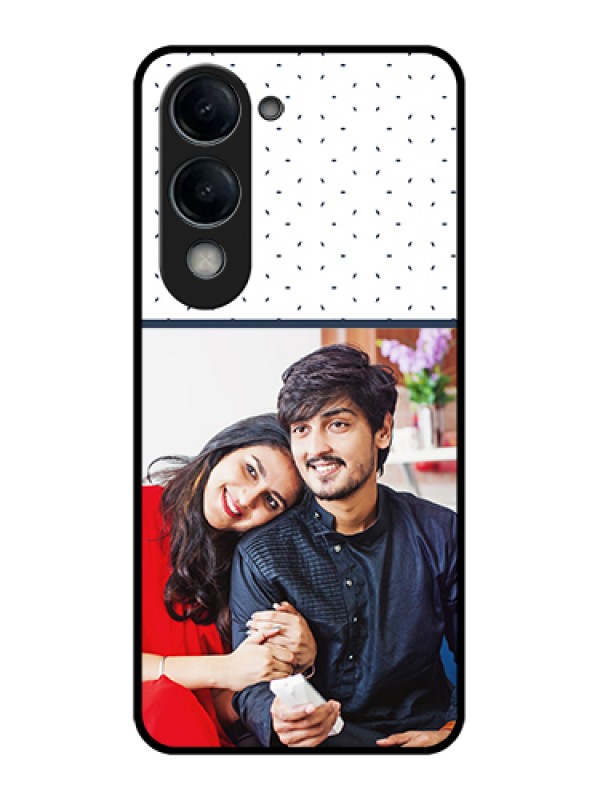 Custom iQOO Z10 Lite Custom Glass Phone Case - Premium Dot Design
