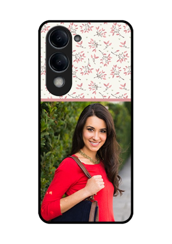 iQOO Z10 Lite Custom Glass Phone Case - Stunning Floral Design