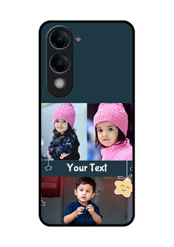 iQOO Z10 Lite Custom Glass Phone Case - Hanging Stars Design