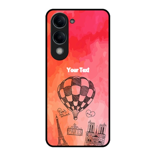 iQOO Z10 Lite Custom Glass Phone Case - Paris Theme Design