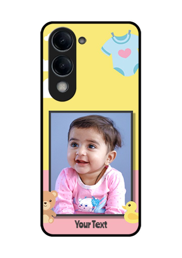 iQOO Z10 Lite Custom Glass Phone Case - Kids 2 Color Design