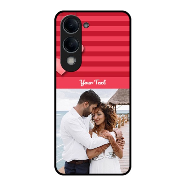 iQOO Z10 Lite Custom Glass Phone Case - Valentines Day Design