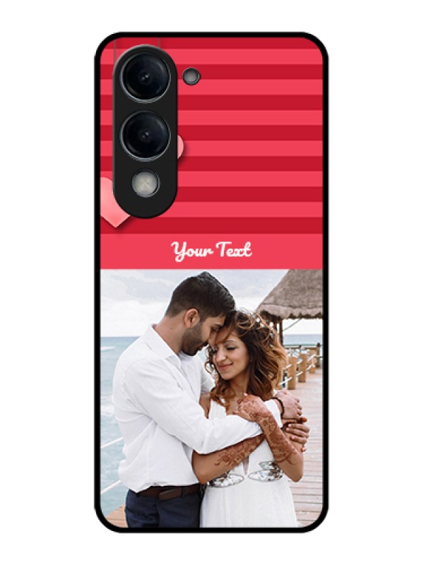 Custom iQOO Z10 Lite Custom Glass Phone Case - Valentines Day Design