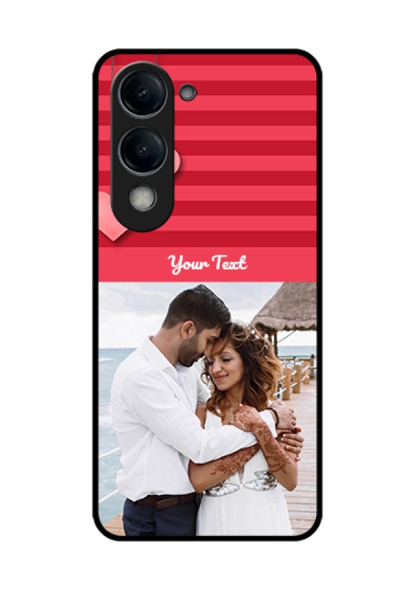 iQOO Z10 Lite Custom Glass Phone Case - Valentines Day Design