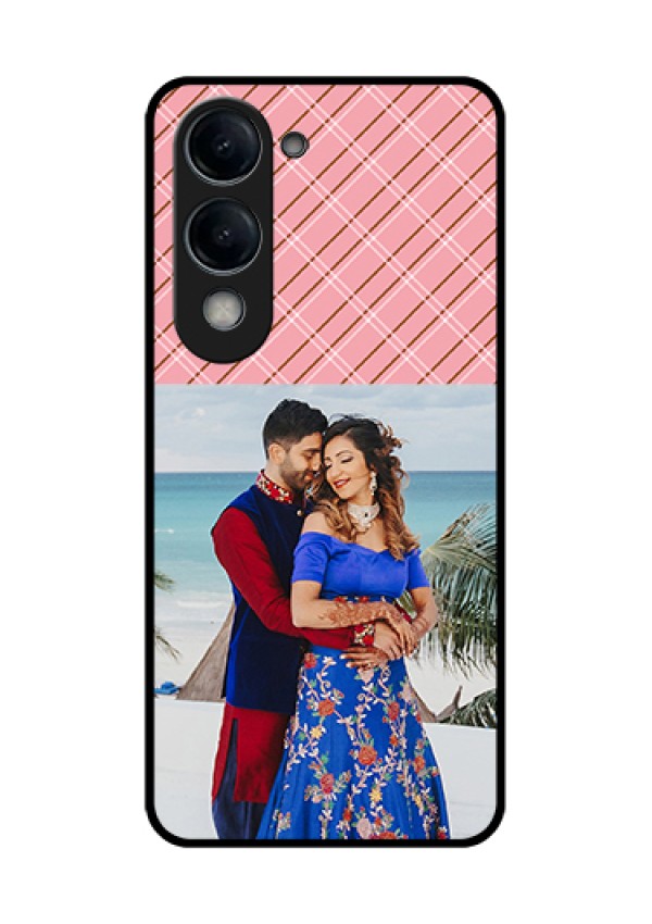 iQOO Z10 Lite Custom Glass Phone Case - Together Forever Design