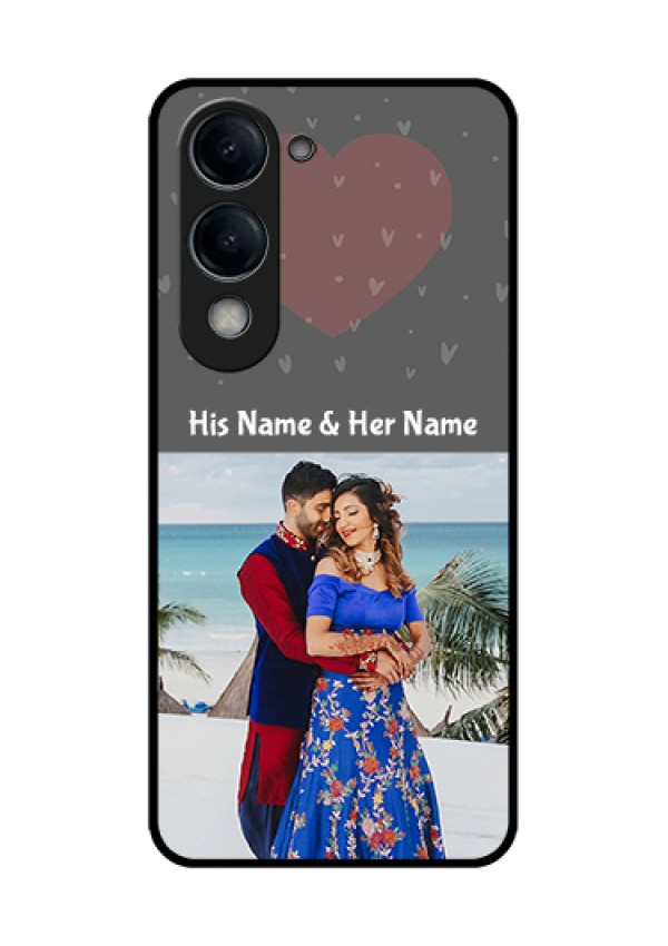 iQOO Z10 Lite Custom Glass Phone Case - Buy Love Design With Photo Online
