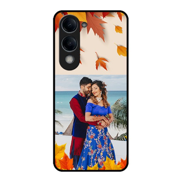 iQOO Z10 Lite Custom Glass Phone Case - Autumn Maple Leaves Design iQOO Z10 Lite Custom Glass Phone Case - Autumn Maple Leaves Design