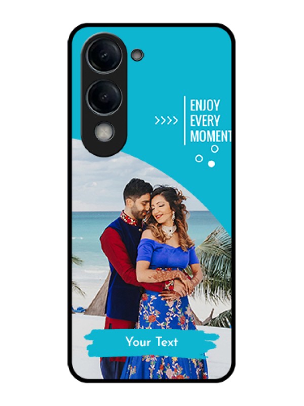 Custom iQOO Z10 Lite Custom Glass Phone Case - Happy Moment Design