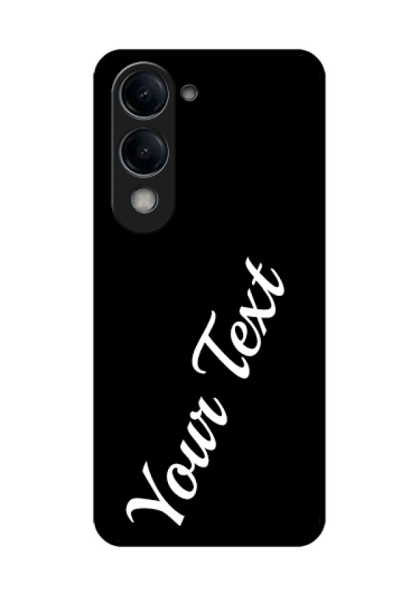 iQOO Z10 Lite Custom Glass Phone Case - With Your Name Design