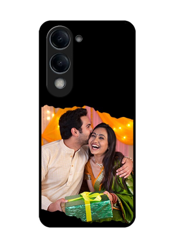iQOO Z10 Lite Custom Glass Phone Case - Tear - Off Design
