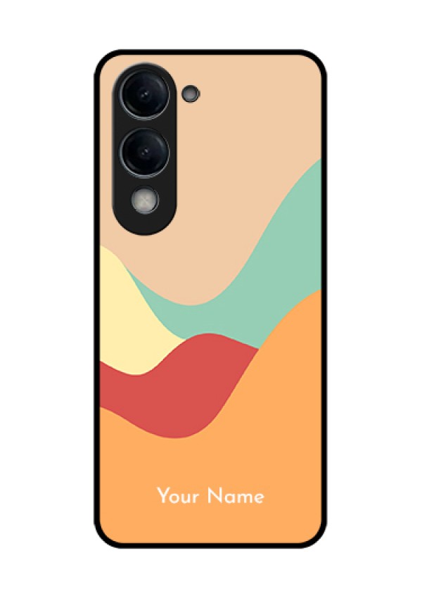 iQOO Z10 Lite Custom Glass Phone Case - Ocean Waves Multi - Colour Design