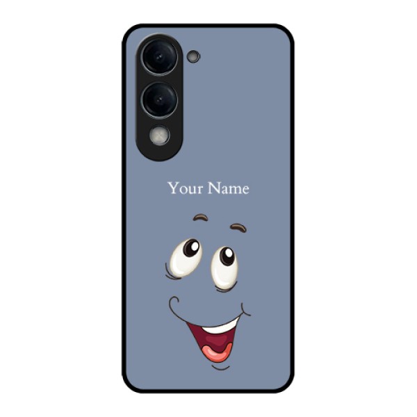 iQOO Z10 Lite Custom Glass Phone Case - Laughing Cartoon Face Design iQOO Z10 Lite Custom Glass Phone Case - Laughing Cartoon Face Design