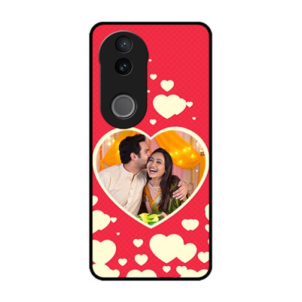 iQOO Z10R Custom Glass Phone Case - Love Symbols Phone Cover Design