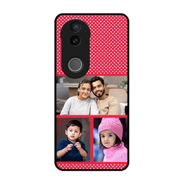 iQOO Z10R Custom Glass Phone Case - Bulk Photo Upload Design iQOO Z10R Custom Glass Phone Case - Bulk Photo Upload Design