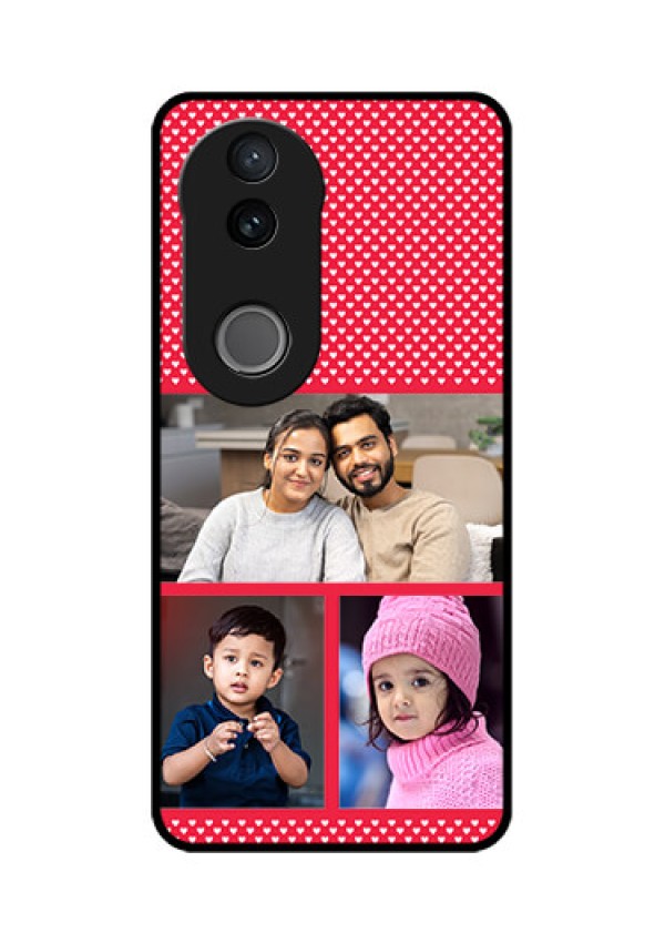 iQOO Z10R Custom Glass Phone Case - Bulk Photo Upload Design