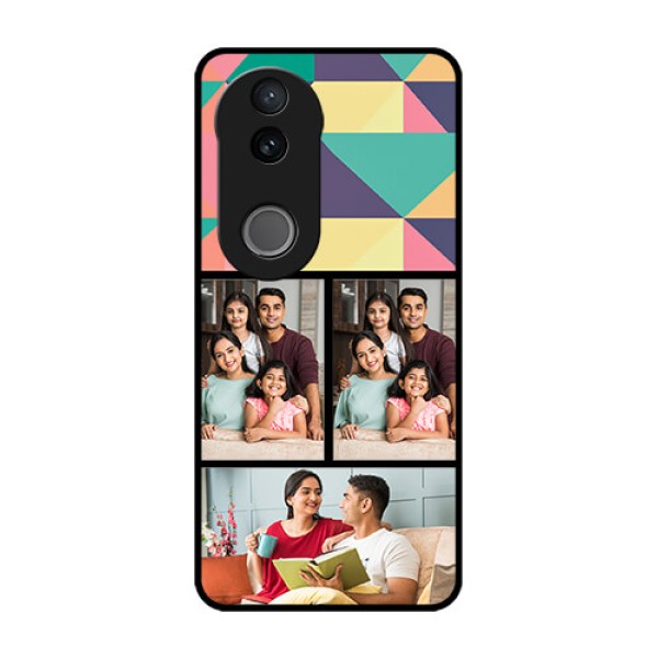 iQOO Z10R Custom Glass Phone Case - Bulk Pic Upload Design