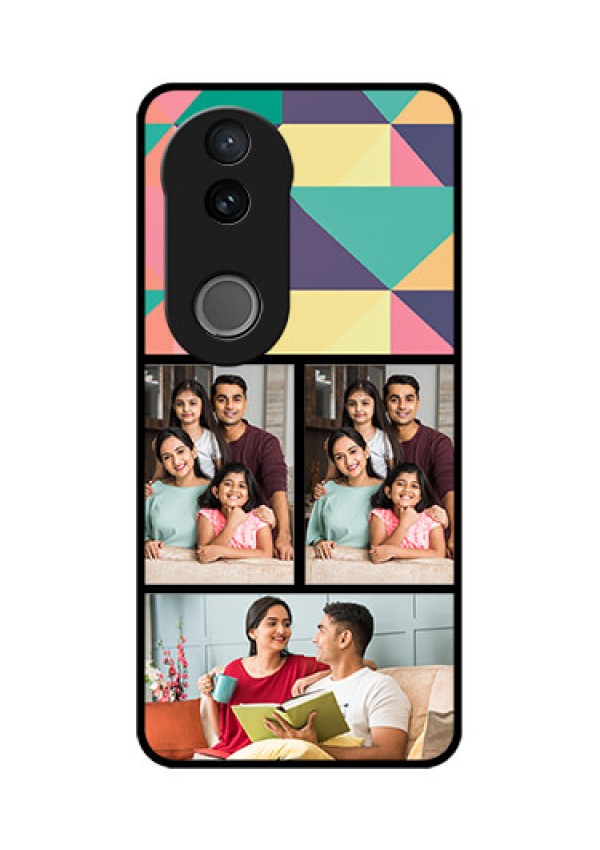 iQOO Z10R Custom Glass Phone Case - Bulk Pic Upload Design