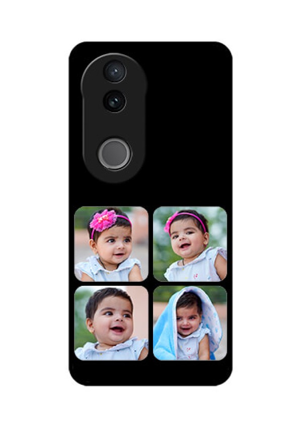iQOO Z10R Custom Glass Phone Case - Multiple Pictures Design