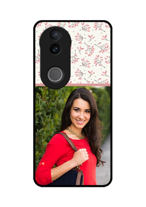 iQOO Z10R Custom Glass Phone Case - Stunning Floral Design