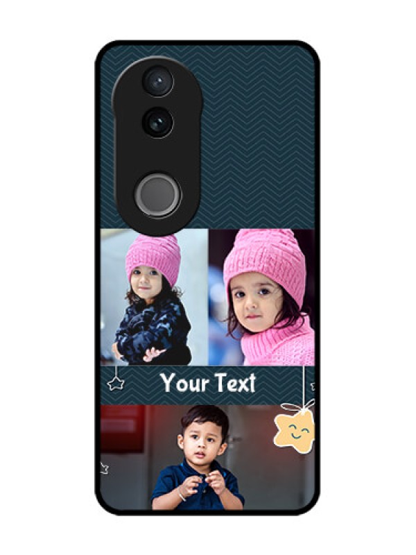 Custom iQOO Z10R Custom Glass Phone Case - Hanging Stars Design