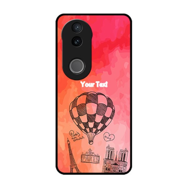 iQOO Z10R Custom Glass Phone Case - Paris Theme Design