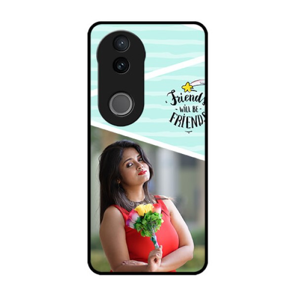 iQOO Z10R Custom Glass Phone Case - Friends Picture Icon Design iQOO Z10R Custom Glass Phone Case - Friends Picture Icon Design