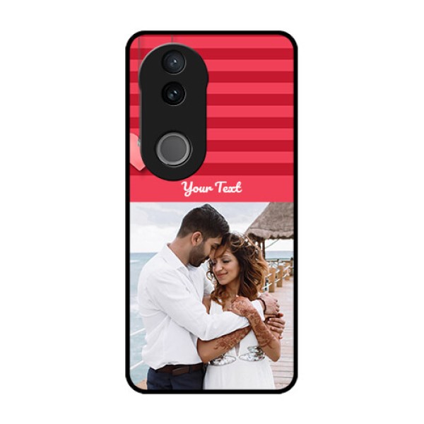 iQOO Z10R Custom Glass Phone Case - Valentines Day Design