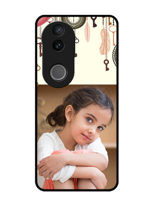 Custom iQOO Z10R Custom Glass Phone Case - Boho Style Design