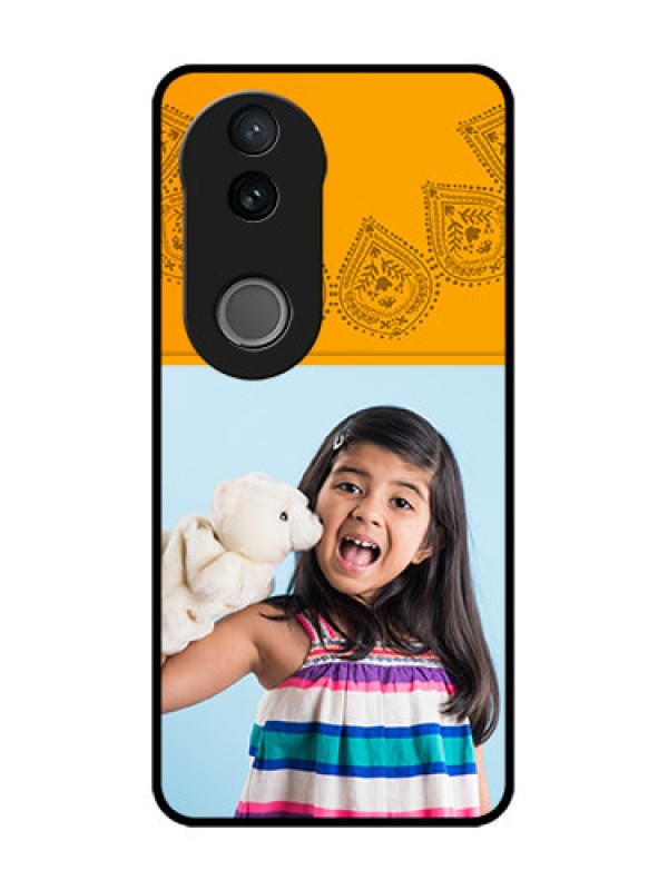 Custom iQOO Z10R Custom Glass Phone Case - Photo Wedding Design