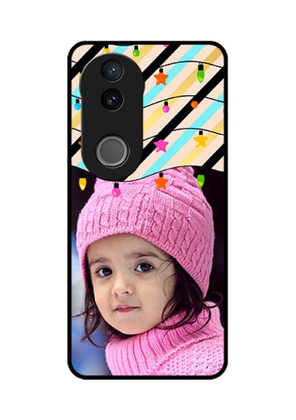 iQOO Z10R Custom Glass Phone Case - Lights Hanging Design