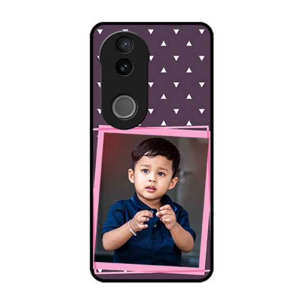 iQOO Z10R Custom Glass Phone Case - Triangle Pattern Dotted Design iQOO Z10R Custom Glass Phone Case - Triangle Pattern Dotted Design