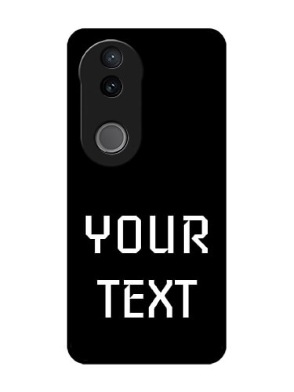 Custom iQOO Z10R Custom Glass Phone Case - Your Name Design